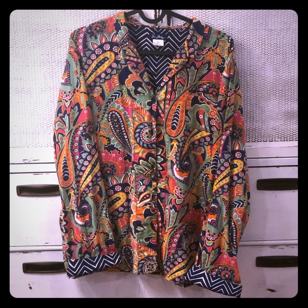 Vera Bradley Medium multicolored paisley blouse